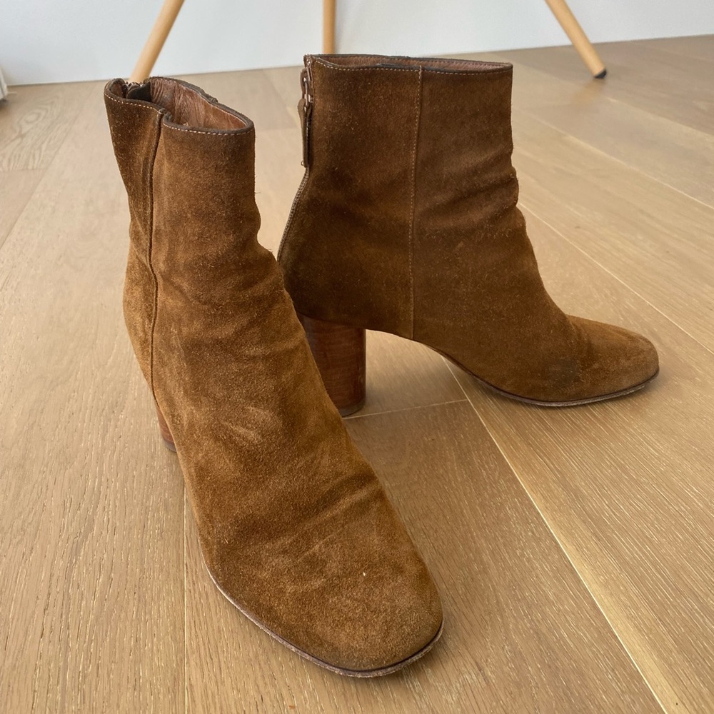 Sandro Suede Ankle Boots